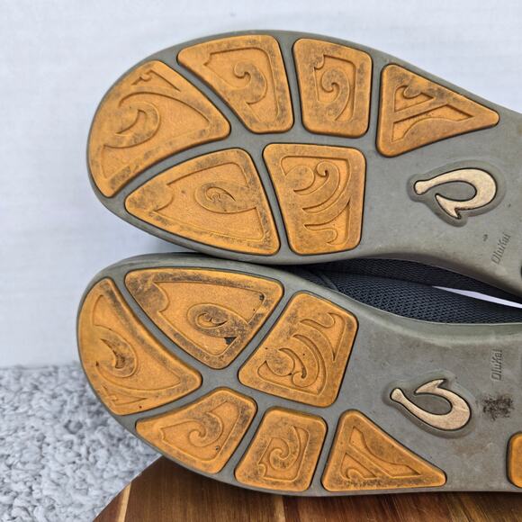 Olukai Nohea Mesh Slip On Dark Shadow Casual Loafer Sneakers Mens 10 10188-4242 - Picture 8 of 12